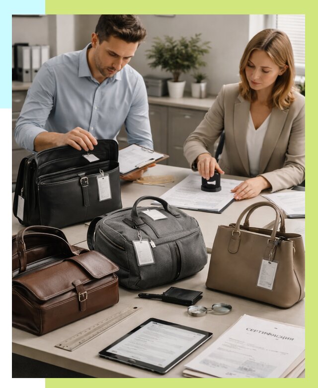 Сертификация сумок в Североморске от 8023 руб. | Алешин-Свм