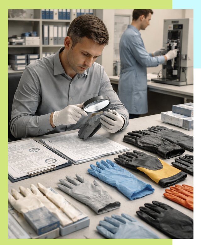 Сертификация перчаток и средств защиты продукции в Североморске