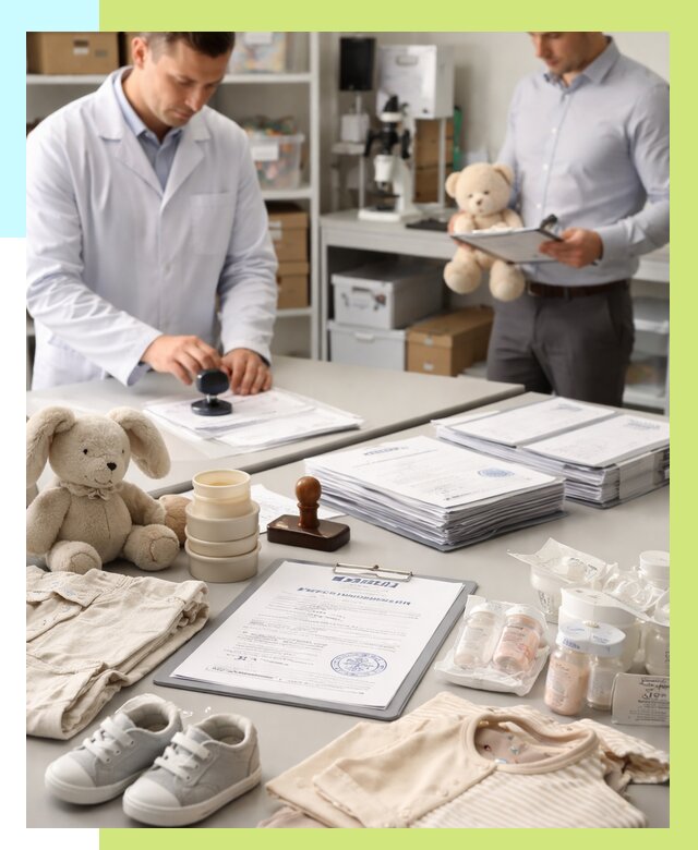 Сертификация детских товаров в Североморске от 16046 р. | Алешин-Свм