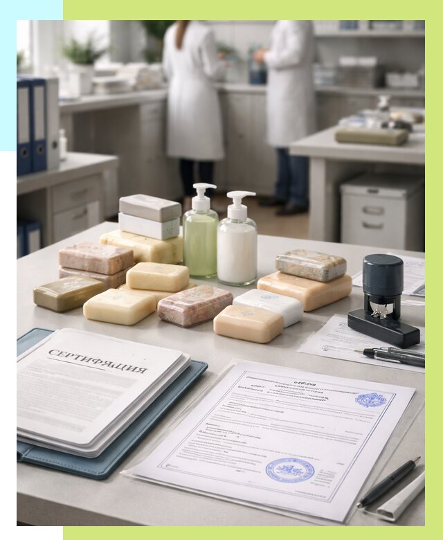 Сертификация мыла и сертификат на мыло в Североморске от 12836 | Алешин-Свм