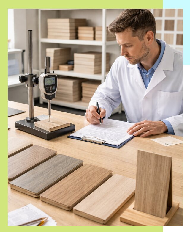 Сертификация ламината с испытаниями и оформлением документов в Североморске