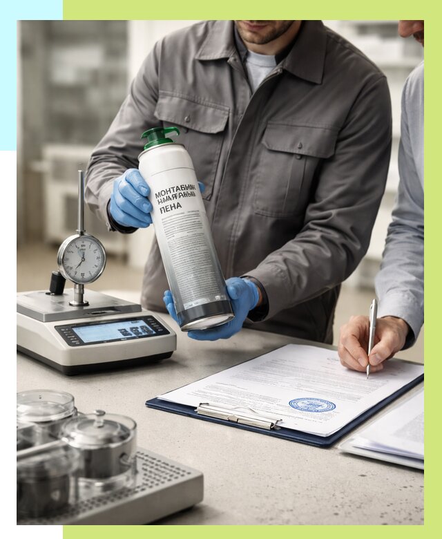 Сертификация монтажной пены в Североморске от 16046 р. | Алешин-Свм