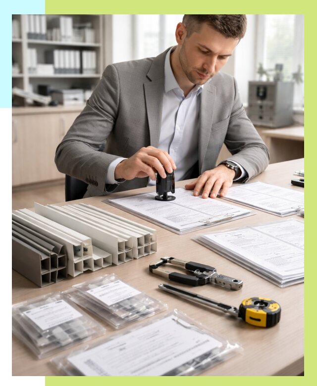 Сертификация ПВХ продукции в Североморске от 9092 р., Алешин-Свм