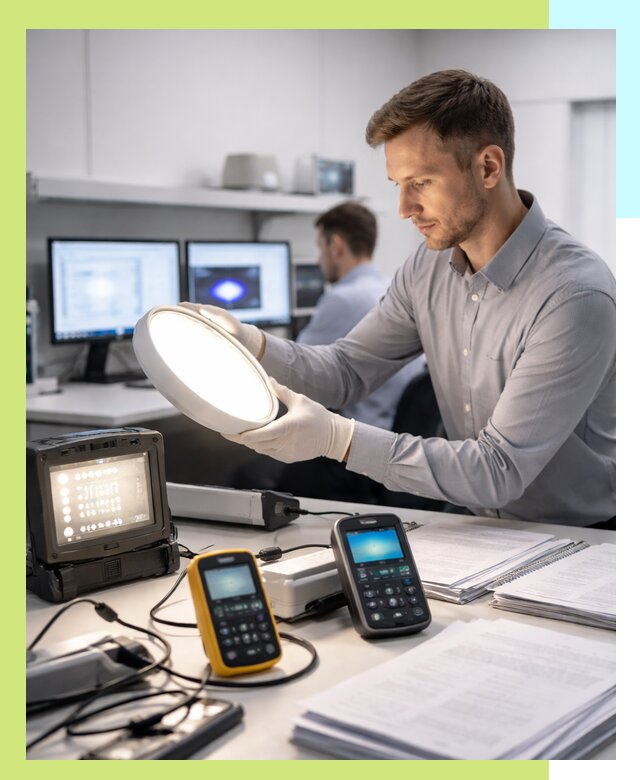 Сертификация светильников в Североморске: испытания и оформление