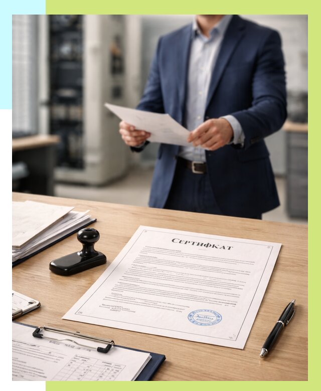 Сертификат на оборудование в Североморске от 16046 р. | Алешин-Свм