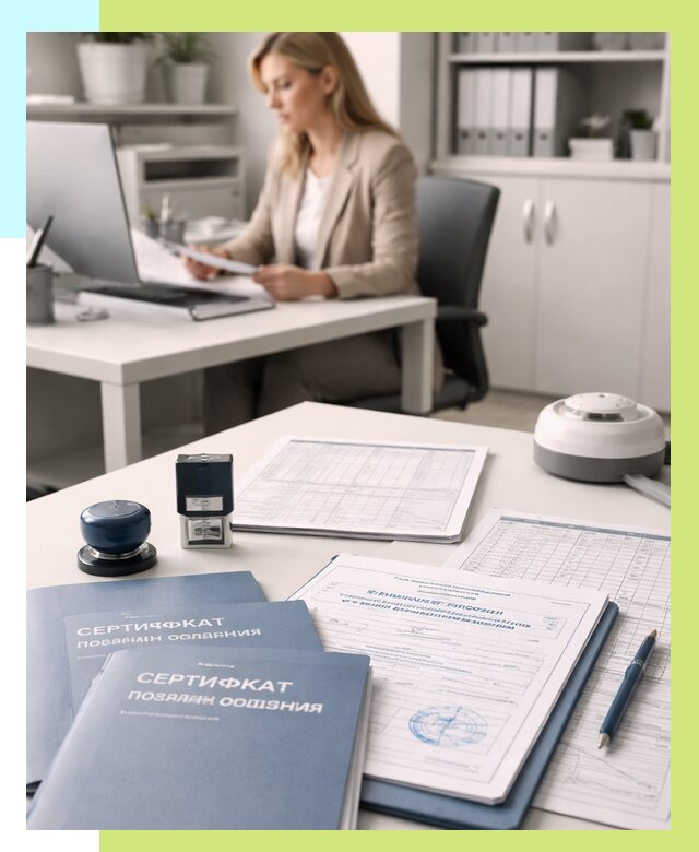 Сертификаты пожарной безопасности в Североморске от 16046 р. | Алешин-Свм