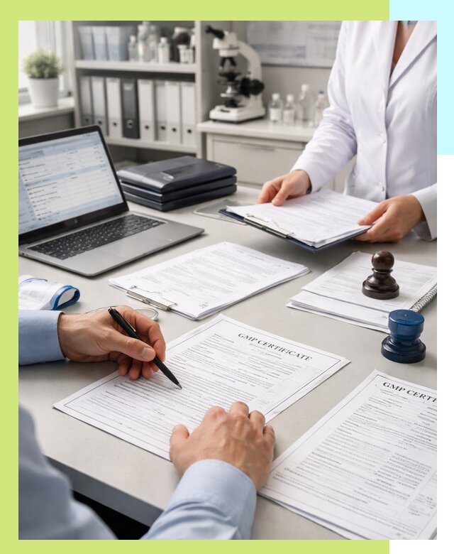 Оформление сертификата GMP в Североморске для фармпроизводства