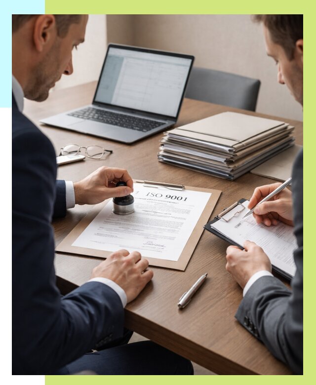 Сертификат ISO 9001 в Североморске купить от 85576 р. | Алешин-Свм